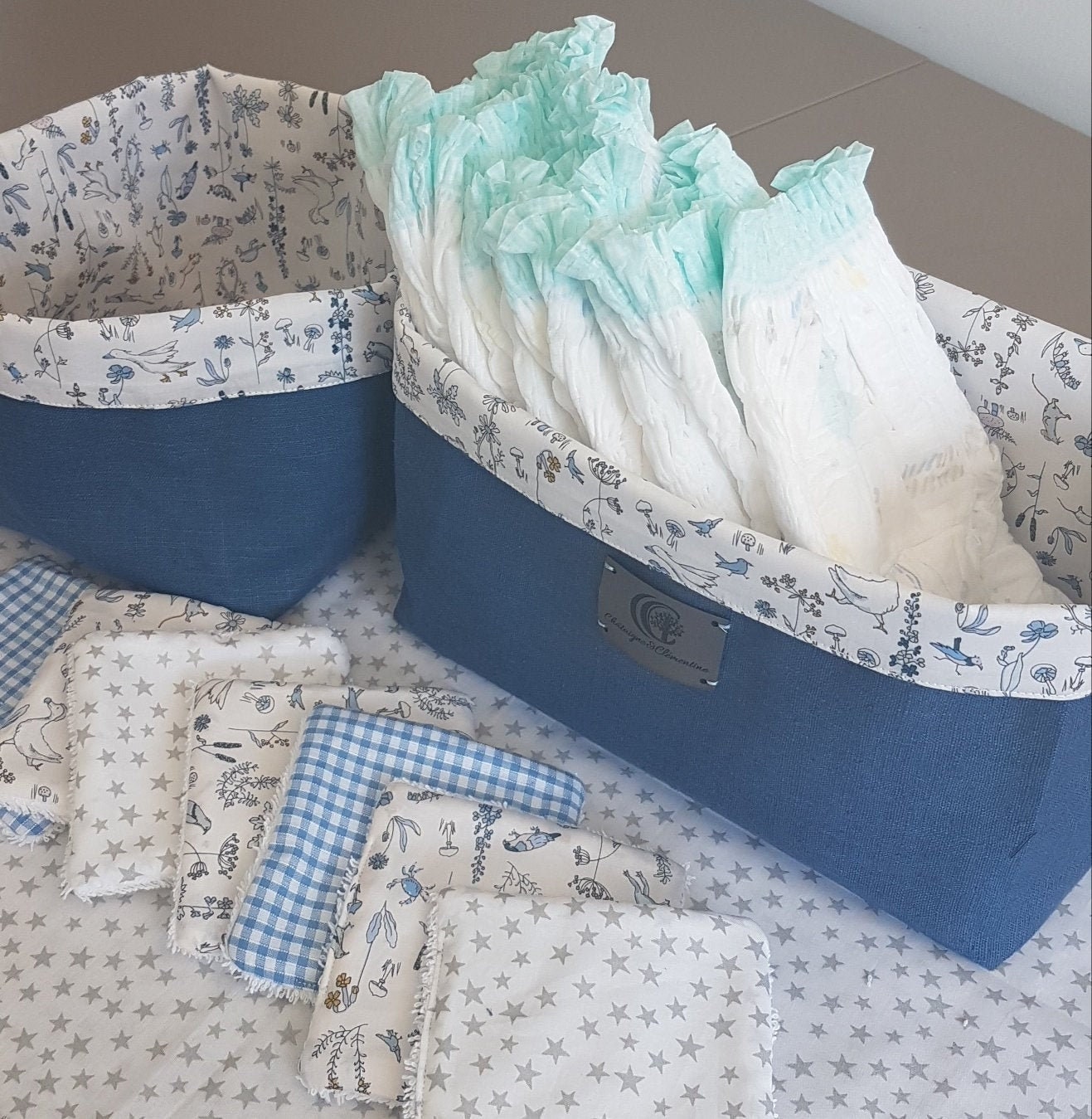 Panier Lin et Liberty.