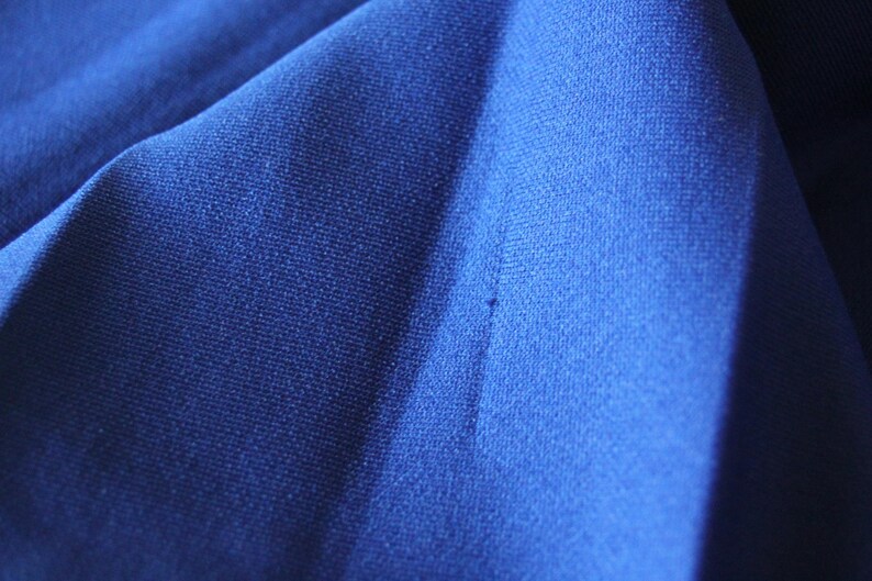 Toni Todd Pretty Blue Pleated A-Line Dress Size XS Vtg USA