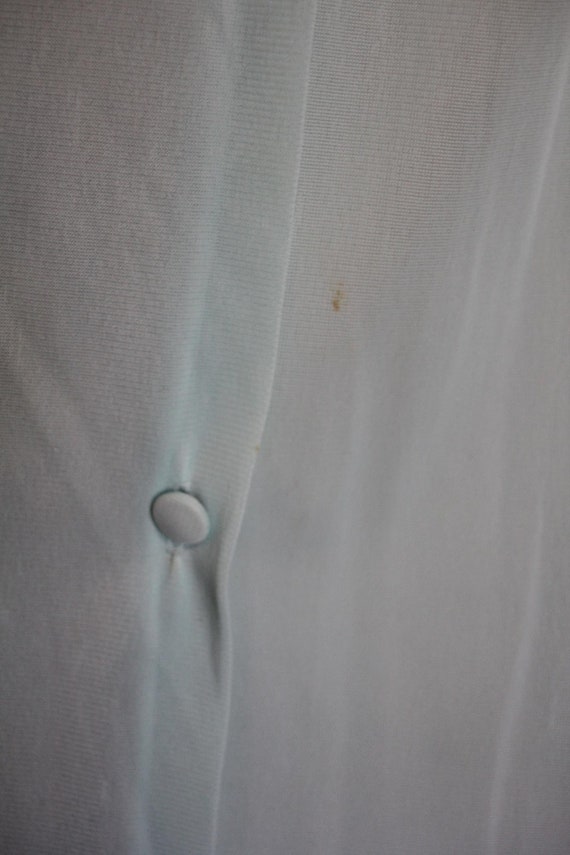 Vassarette Blue Button-Up Nightgown Size L USA - image 10