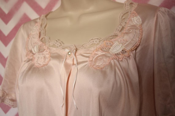 Lorraine 2-Piece Pretty Lace Pajama Set Size S Vt… - image 3