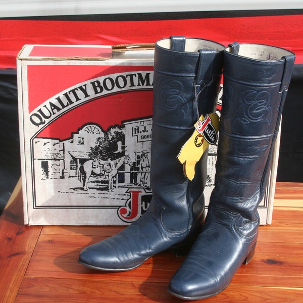 Tall Cowboy Boots Etsy