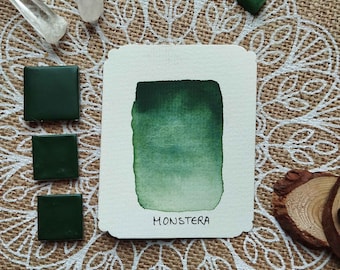 Monstera Hand-Painted Watercolor