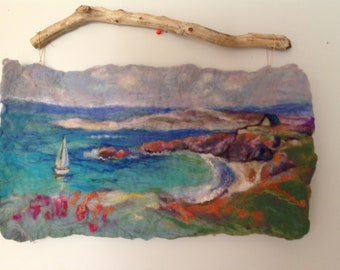 Seascape with a boat