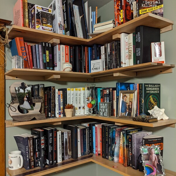 Floating Bookshelf Etsy