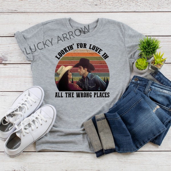 Urban Cowboy T-Shirt-Lookin' For Love T-Shirt-John Travolta