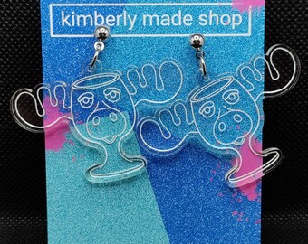 Moose Mug Earrings