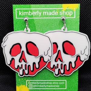 Poison Apple Earrings / Glow in the Dark