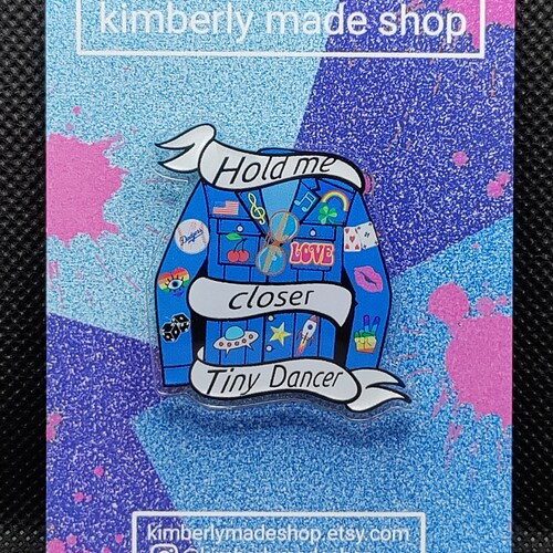 Elton John Pin Badge Classic Rock Pin Rocketman Art Gift Etsy