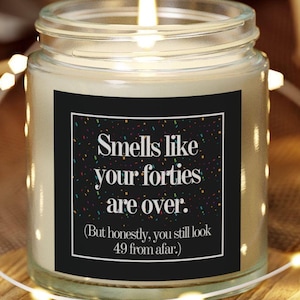 50th Birthday Funny Candle 50th Birthday Gift Milestone Birthday Candles Funny Gift Best friend Gift Gift for Her Gift for Him Gag Gift
