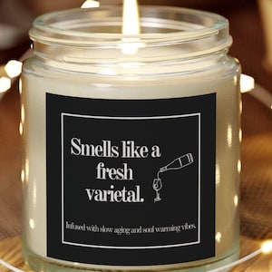 Wine Candle Win Gift for Wine Lover Gift for Winery Lover Gift for Winemaker Gift for Sommelier Gift for Husband Gift for Wife Friend Gift