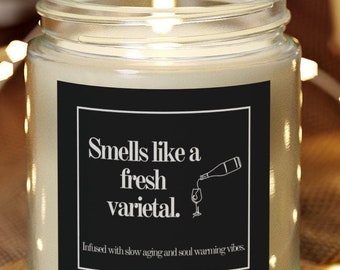 Wine Candle Win Gift for Wine Lover Gift for Winery Lover Gift for Winemaker Gift for Sommelier Gift for Husband Gift for Wife Friend Gift