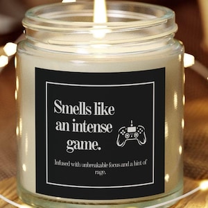 Video Game Candle Video Game Gift for Gamer Gift for Video Game Lover Gift for Boyfriend Gift for Son Gift for Husband Gift Dad Gift for Him