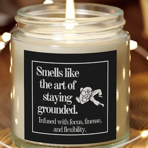 Jiu-Jitsu Candle Jiu-Jitsu Gift for Jiu-Jitsu Black Belt Gift Martial Arts Lover Jiu-Jitsu Lover Sensei Gift BJJ Gift Brazilian Jiu Jitsu