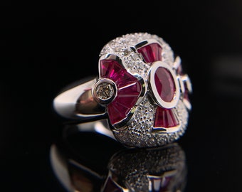 Ruby Baguette Ring