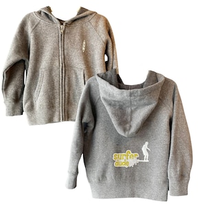 Toddler Surfer Dude Boy Zip up hoody sweatshirt