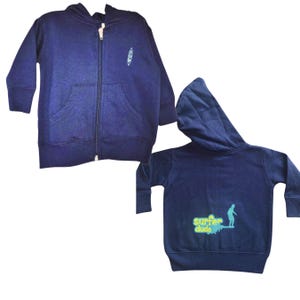 Surfer Dude Boy Zip up hoody sweatshirt