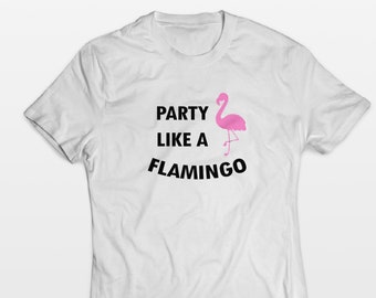Flamingo shirt, summer clothing, vacation shirt, flamingo birthday gift, pink womens shirt, cute t shirts, nice shirts, flamingo party shirt