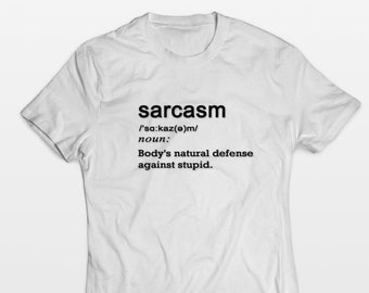 Sarcasmo t-shirt, tshirt sarcastico, donne t-shirt, tee sarcastico, sostantivo di sarcasmo, spiegazione di sarcasmo, tshirt donna, sarcastico t-shirt, sarcasmo