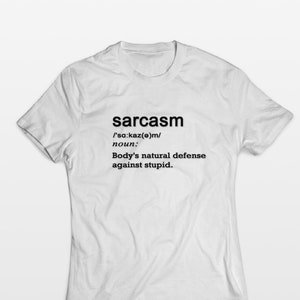 Sarkasmus T-shirt, sarkastische Tshirt, Frauen-t-Shirt, sarkastische t, Sarkasmus Nomen, Sarkasmus Erklärung, Frauen t-Shirt, sarkastische t-Shirt, Sarkasmus