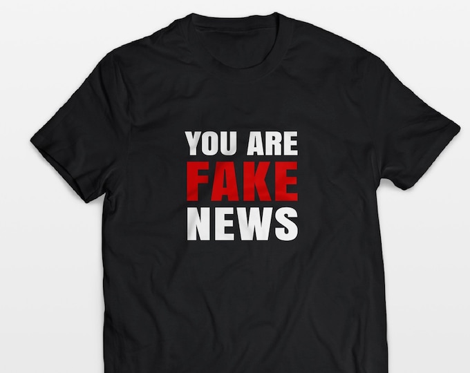 Fake News Vinyl Sticker - Etsy
