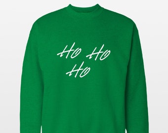Ho ho ho maglione natalizio / Divertente maglione natalizio / Maglioni da festa di Natale da donna