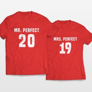 Mr and Mrs t shirts, Matching couple shirts, Couples shirts, His and Hers anniversary gifts