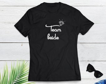 Team Bride diamond tshirt, Bride team shirt, Team bride, Bridesmaid shirts, Team bride shirts, Hen party t shirts, Bachelorette shirts,Bride