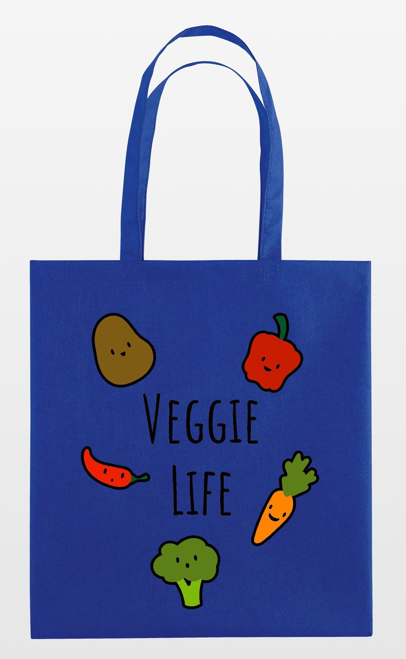 Zero Waste Canvas Tote Bag Reusable Vegan Grocery Bag Funny | Etsy