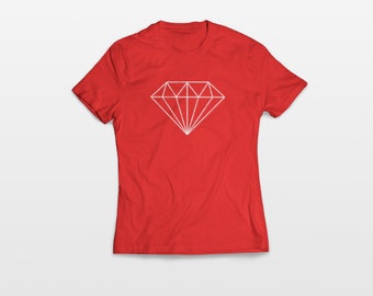 関送込 DND4DES Diamond Star Contrast T-Shirt DND4DES Diamond Star Contrast T-Shirt