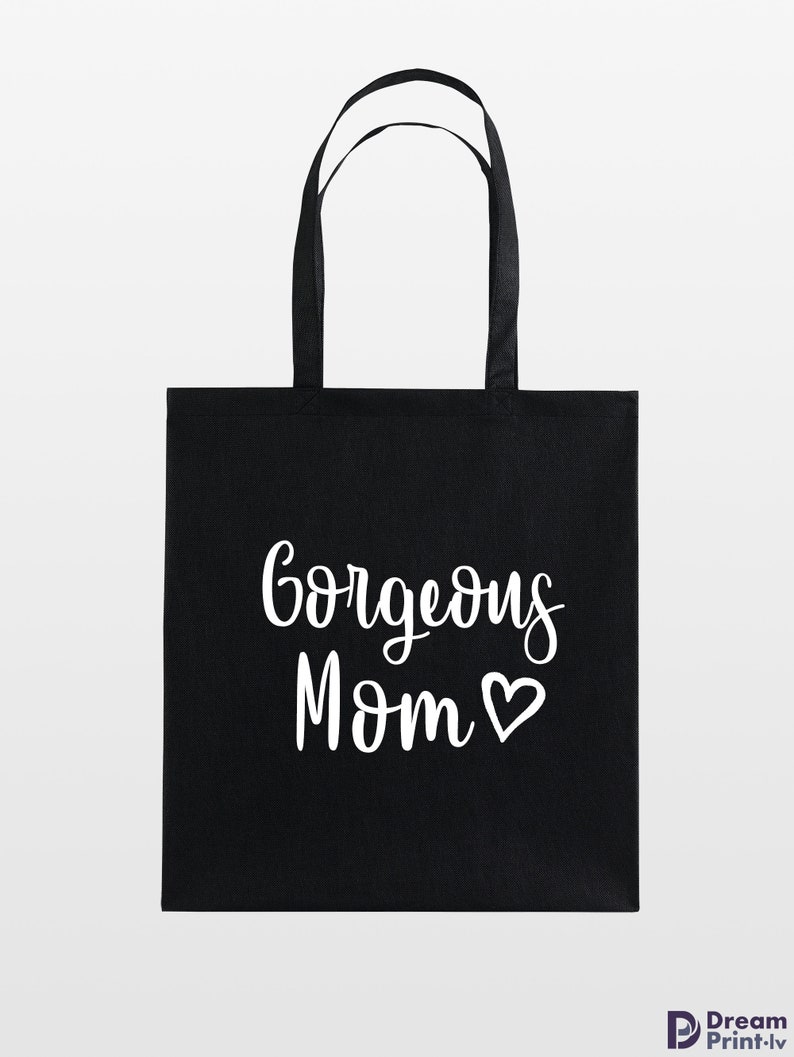 Tote Bag Mom, Mothers Day Gift, Canvas Shoulder Bag, Mom Life