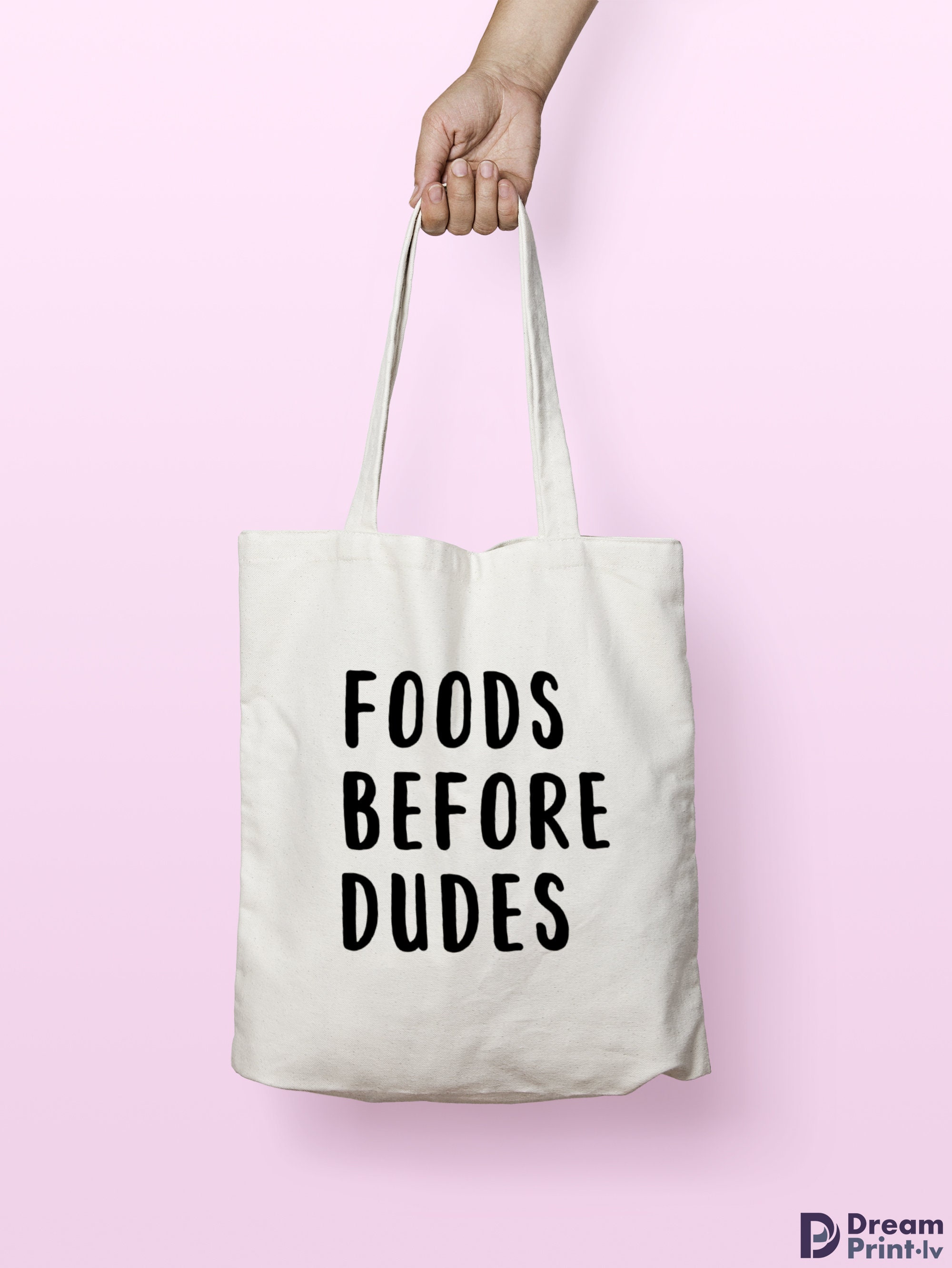 Tote bag canvas Grocery vegan bag