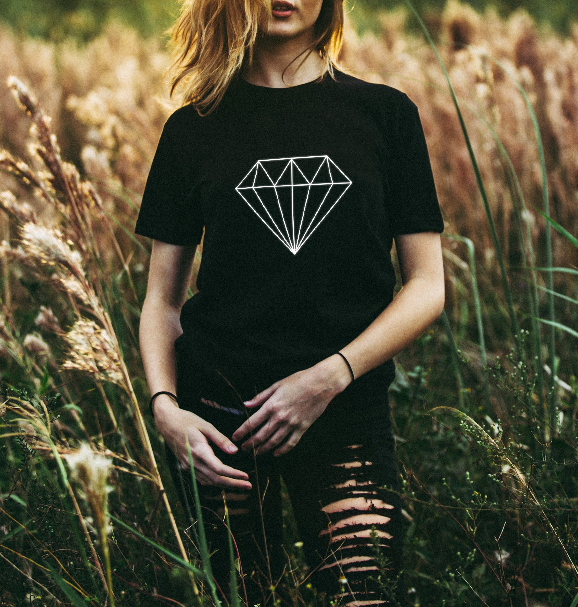 DIAMOND GRAPHIC T-SHIRT main image 0
