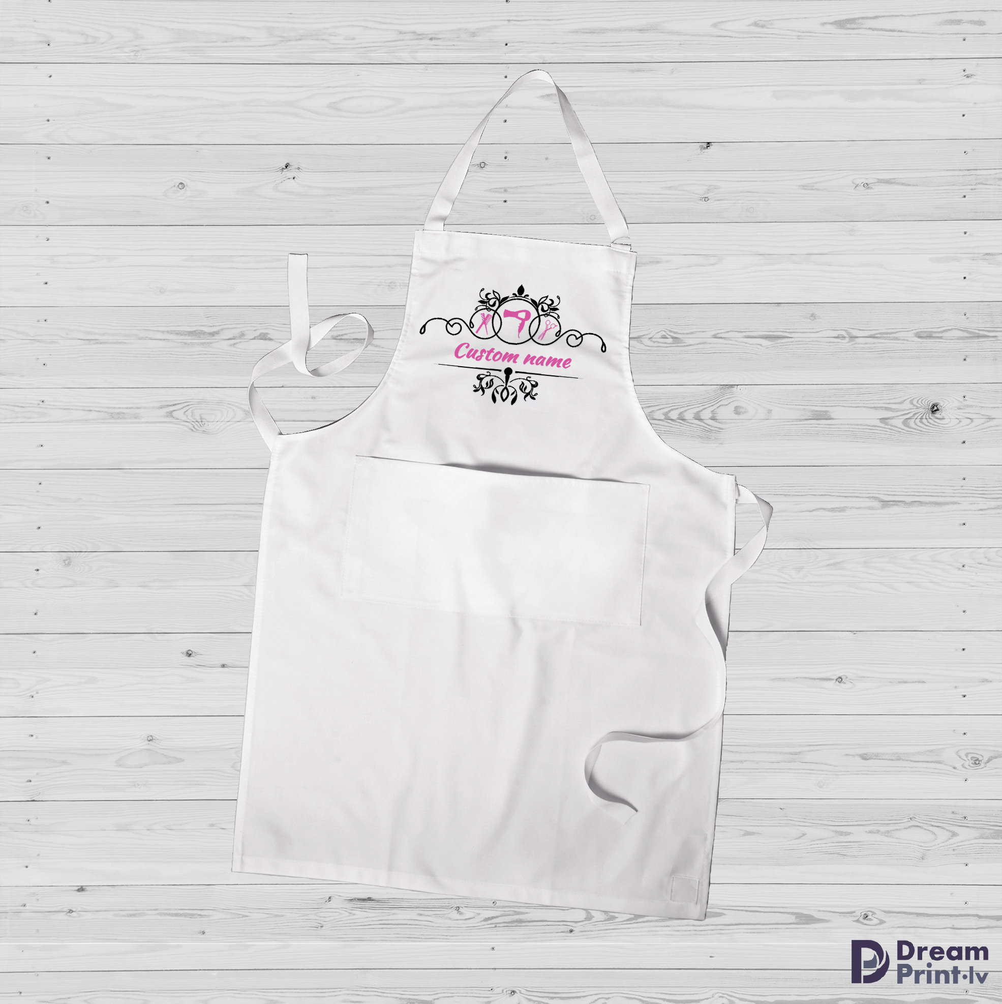 Friseurschürze Mit Taschen | Wasserdicht, 49x68 Cm, Verstellbar – Auch Für Grillen & Kochen