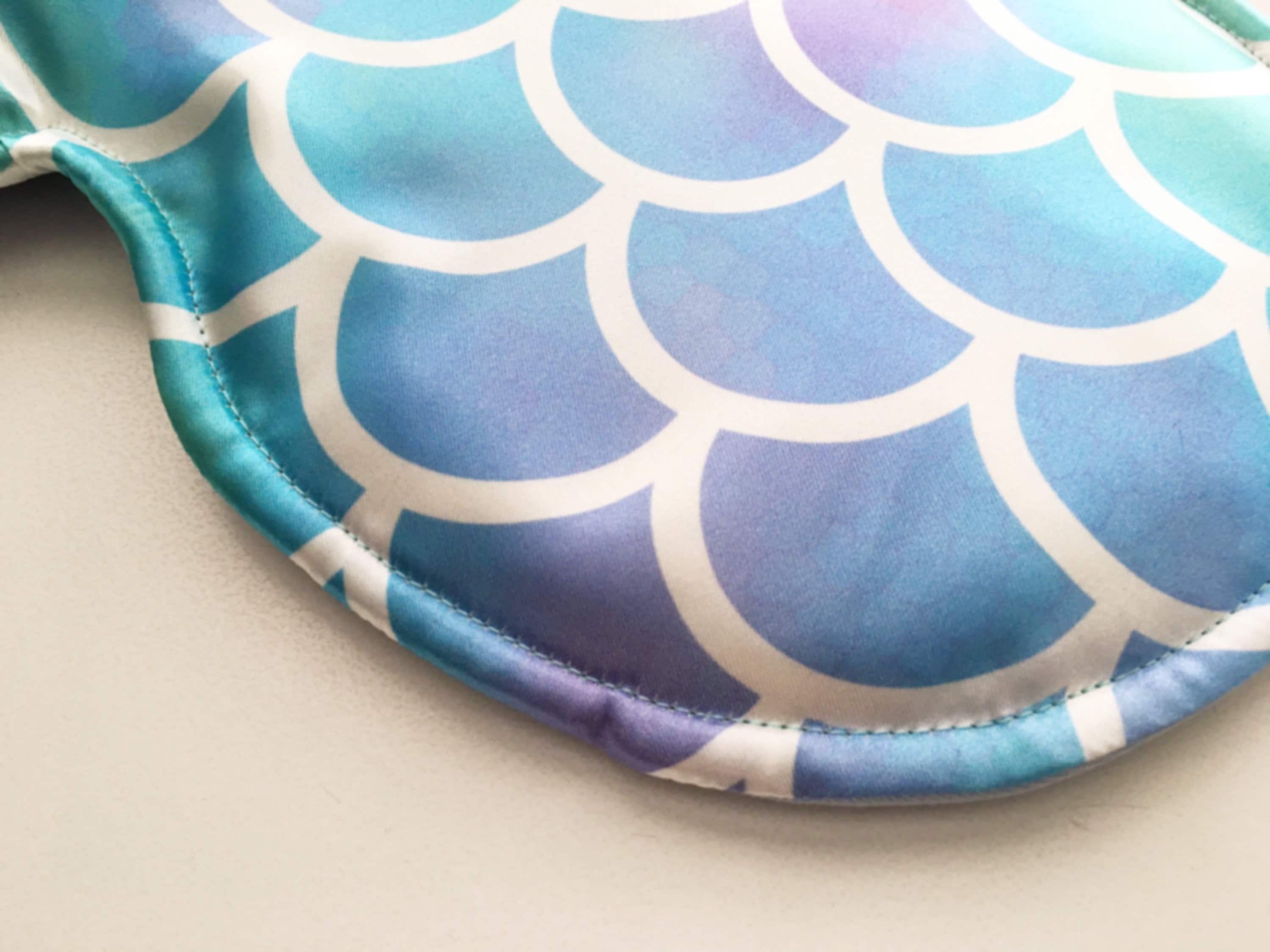Satin Mermaid Scales Weighted Sleep Mask, headache relief, pressure