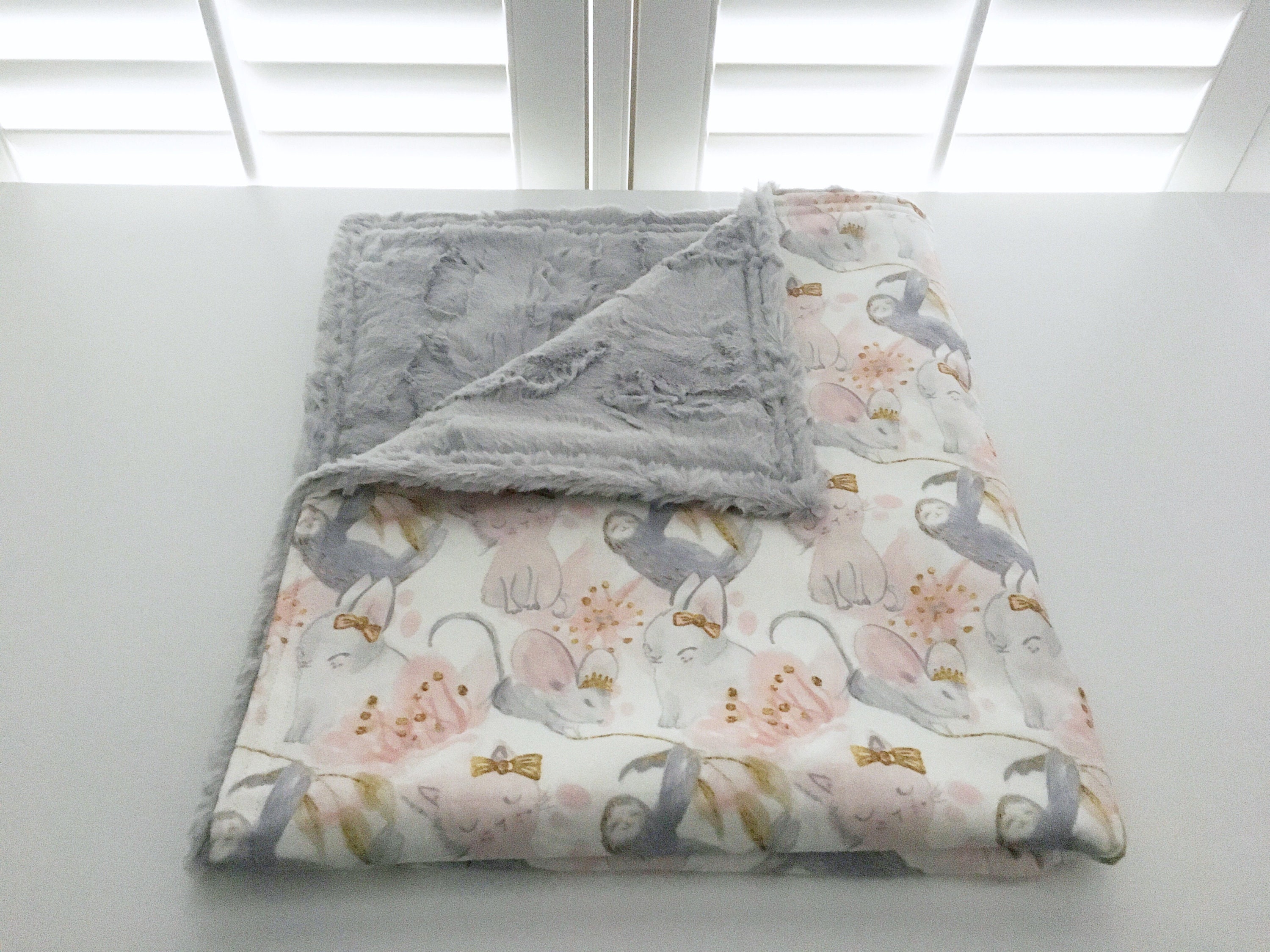 Baby Animals Organic Cotton Weighted Blanket