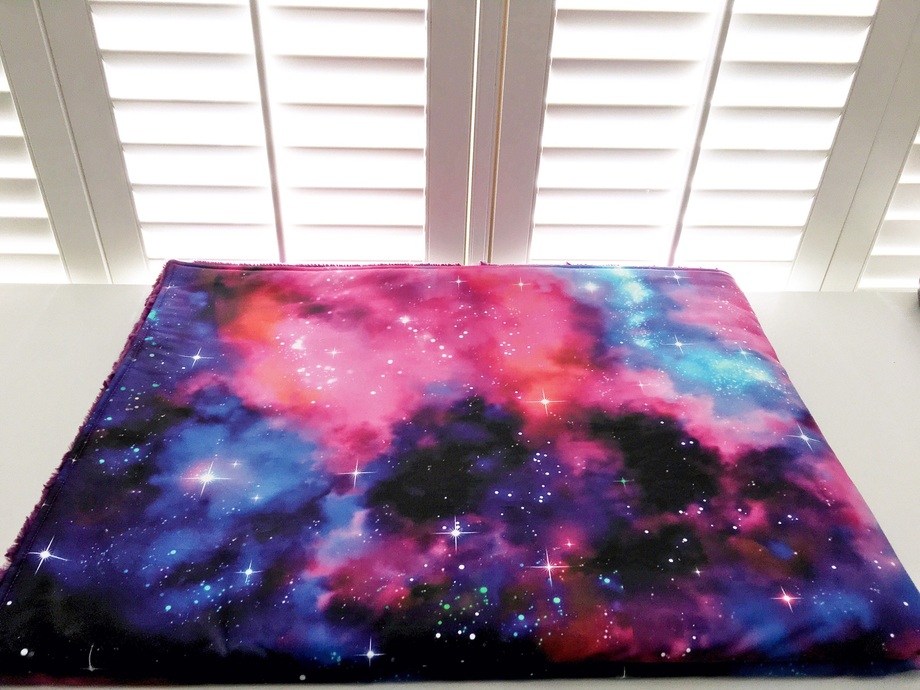 Vibrant Galaxy Cotton Weighted Blanket