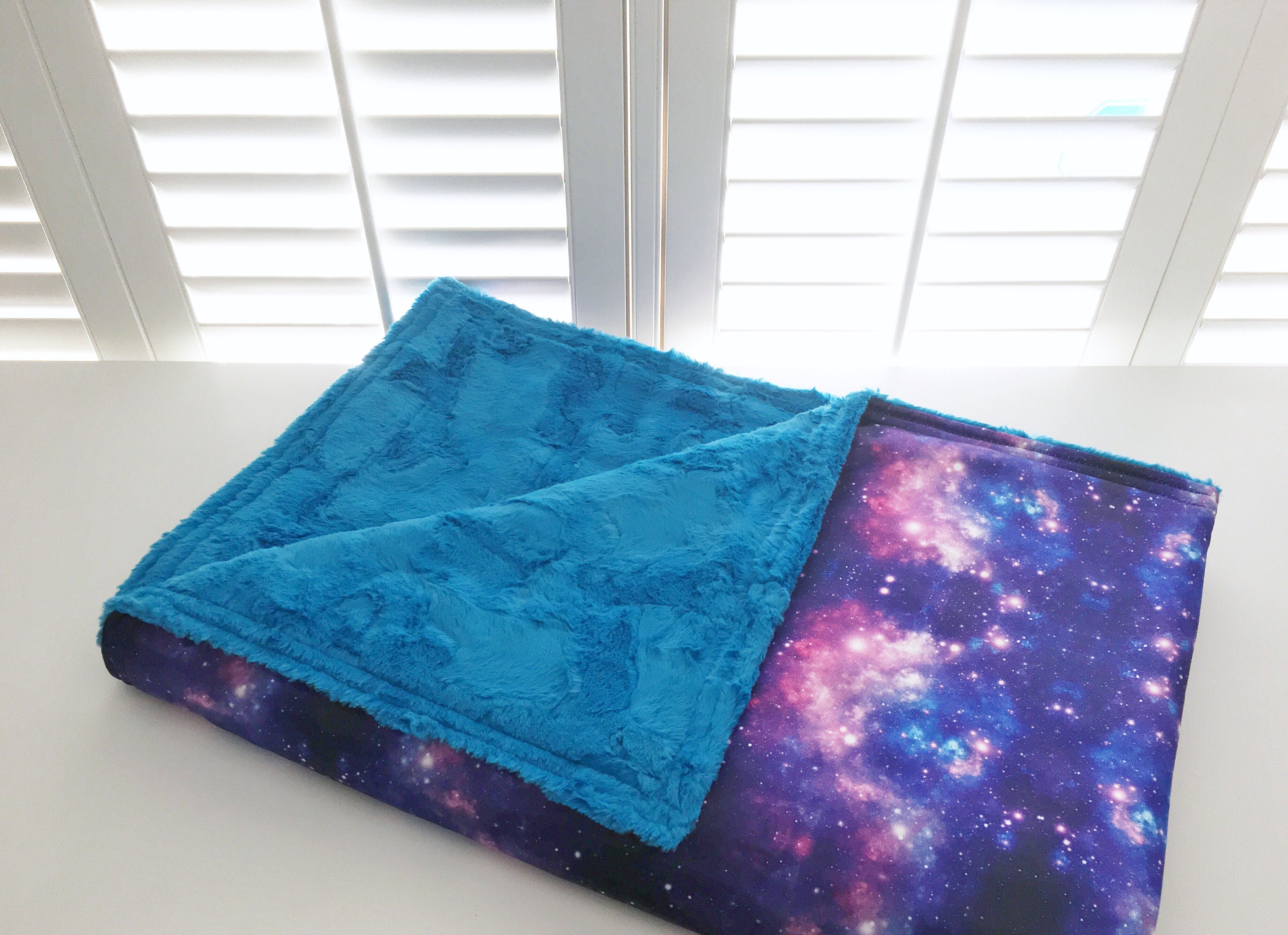 Galaxy Satin Weighted Blanket