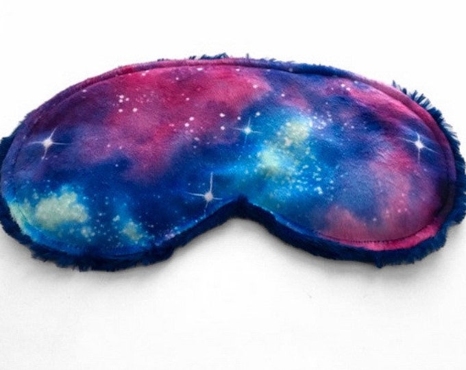 Galaxy Minky Weighted Sleep Mask