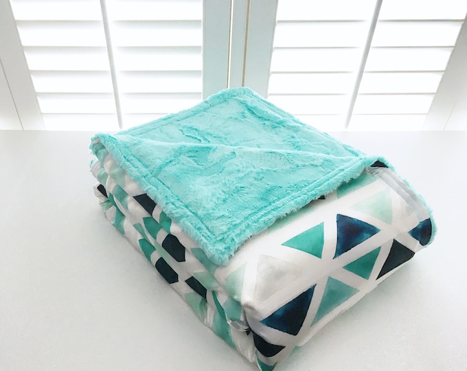 Nautical Colors Satin Weighted Blanket