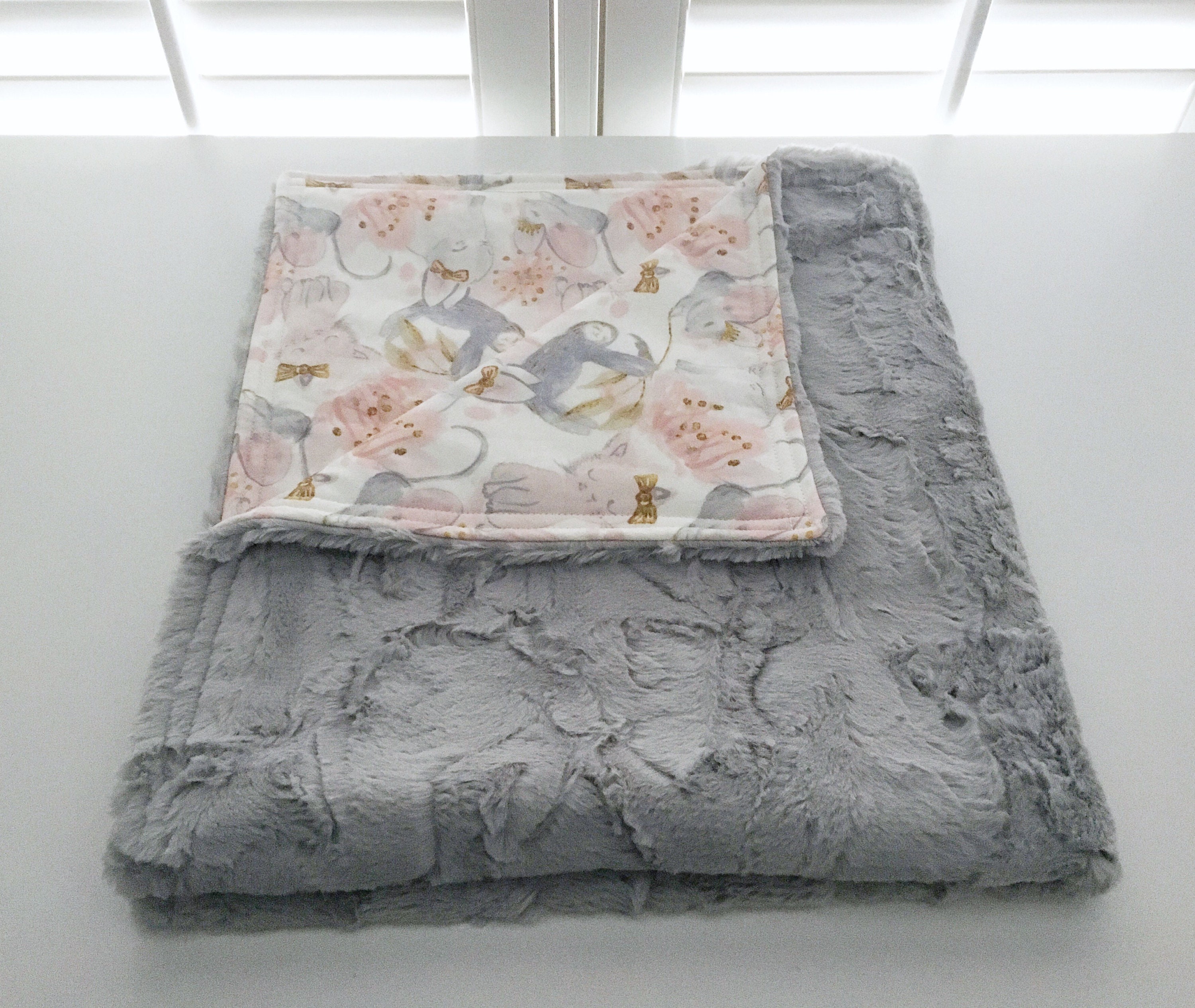 Baby Animals Organic Cotton Weighted Blanket