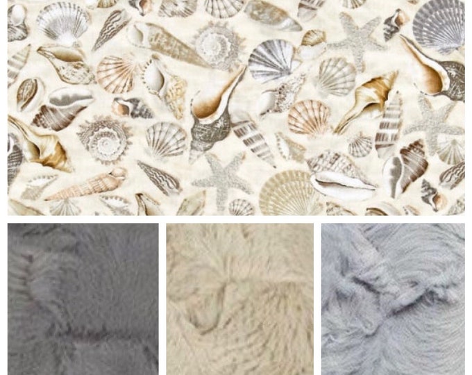Sea Shells Cotton Weighted Blanket