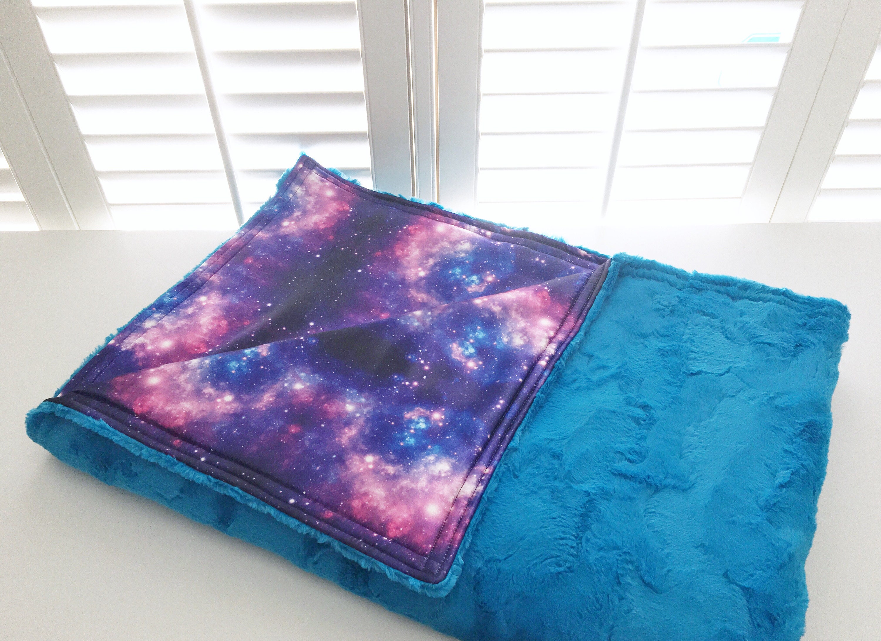 Galaxy Satin Weighted Blanket