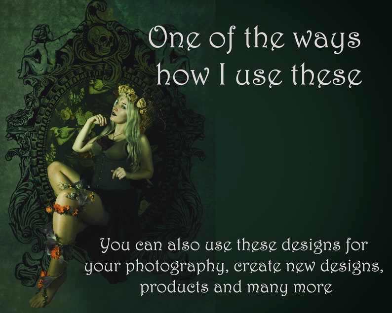 Gothic Rectangle Frame Clipart: Ornate Pencil Sketch (transparent PNG ...