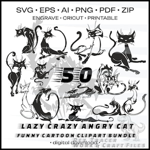 Cats svg Cats characters svg Cats clipart bundle Cat svg cricut Kittens drawing Cartoon cat svg Cats svg funny Animal drawing Cats png