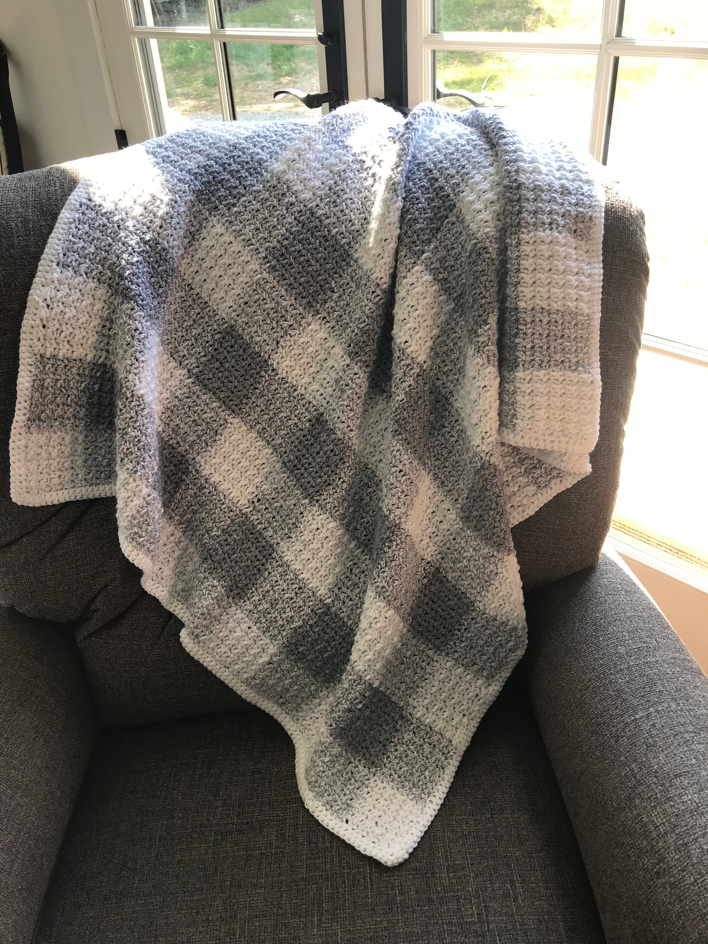 Sweet Gingham Baby Blanket madetoorder Etsy