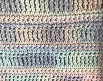 Die Jenna | Gehäkelte Handmade Afghan | BENUTZERDEFINIERTE | Wählen Sie Farbe und Größe