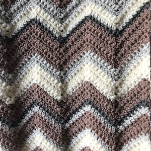 Reiley&#39;s Ripple plaid met chevronmotief (op bestelling gemaakt) 4 kleuren, willekeurig patroon, verschillende maatopties