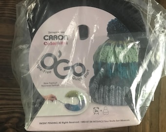Brand New Caron Colorama O’GO Tangle-Free Quick Start Yarn | BLACK | Set of 3