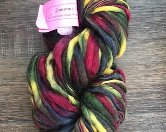 Ironstone Yarns (Las Vegas, New Mexico) “Fun” Wool/Silk Blend 80 yards hank Spun in France