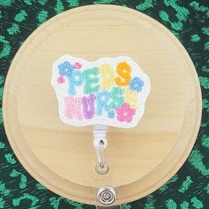 peds nurse badge reel for pediatric nurse gifts Christmas gifts for nurses, pediatric nurse practitioner gifts for women, PICU nurse badge